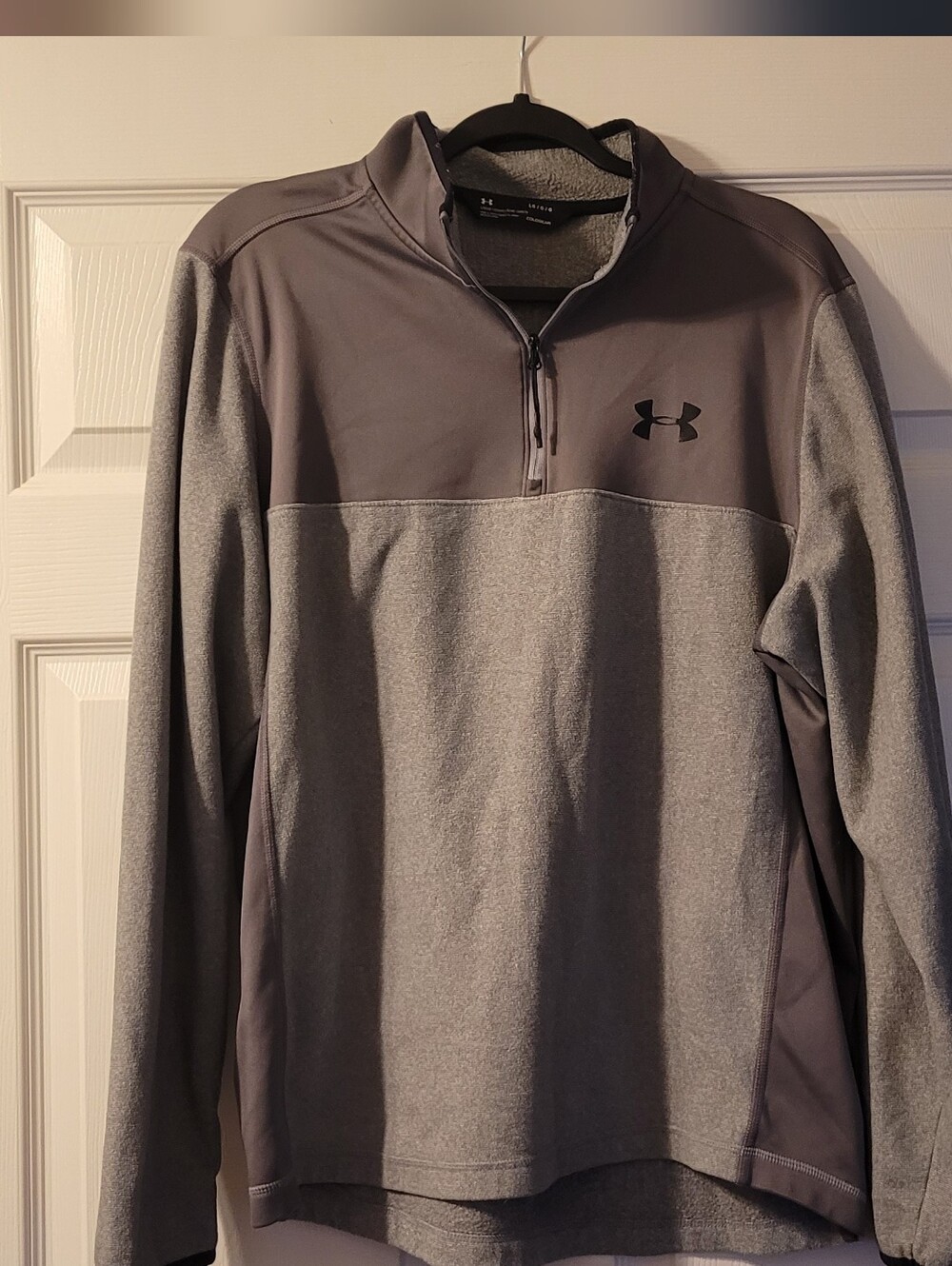 Under Armour Men's Two-Tone Gray Quarter-Zip Performance Jacket